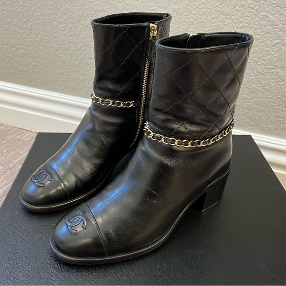 Chanel Short Boots - Picture 1 of 15